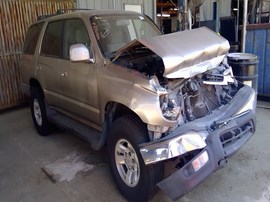 2002 TOYOTA 4RUNNER, SILVER, SR5 MODEL, 3.4L, AT, 2WD.  Z26424